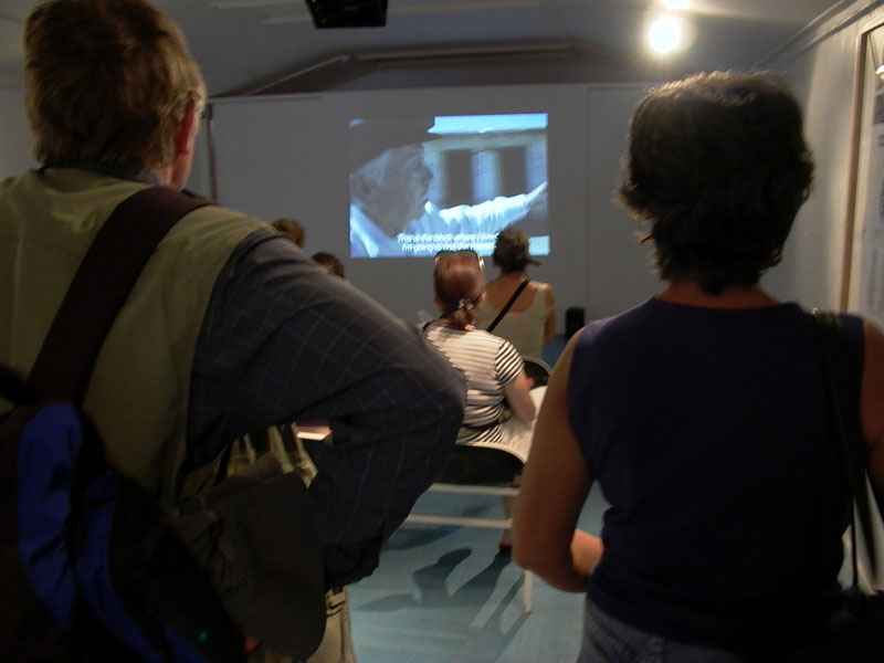 Ciclo paralelo de Cine-Video. Museo Arqueolgico Padre le Paige  San Pedro de Atacama, 2010