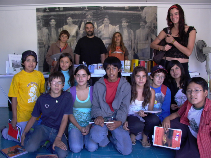 Visita estudiantes de 5 a 7 Colegio Sairecabur. Museo Arqueolgico Padre le Paige  San Pedro de Atacama, 2010